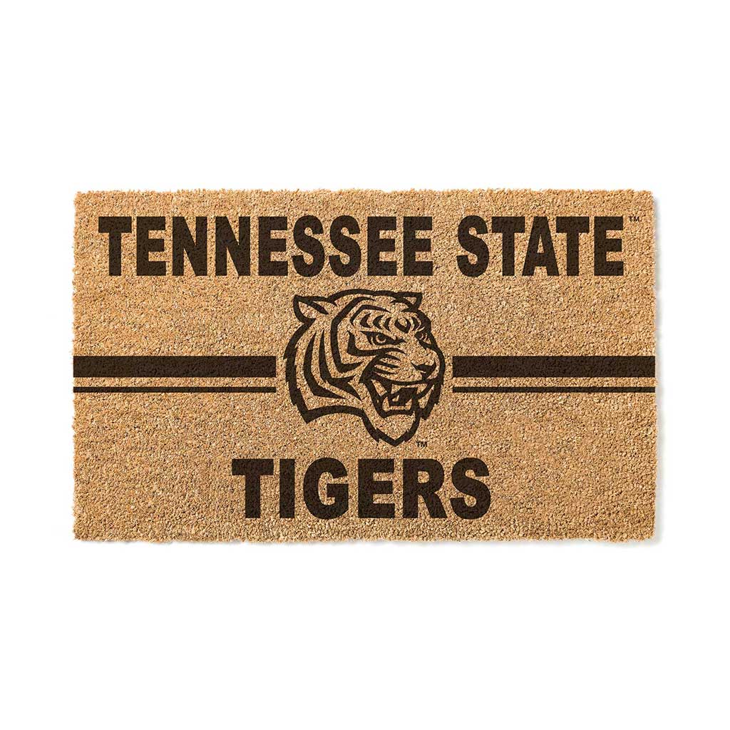 Team Coir Doormat Team Logo Tennessee State Tigers