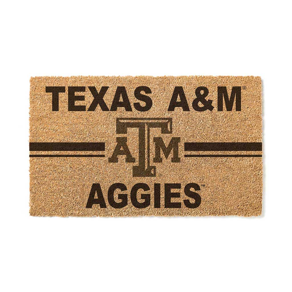 Team Coir Doormat Team Logo Texas A&M Aggies