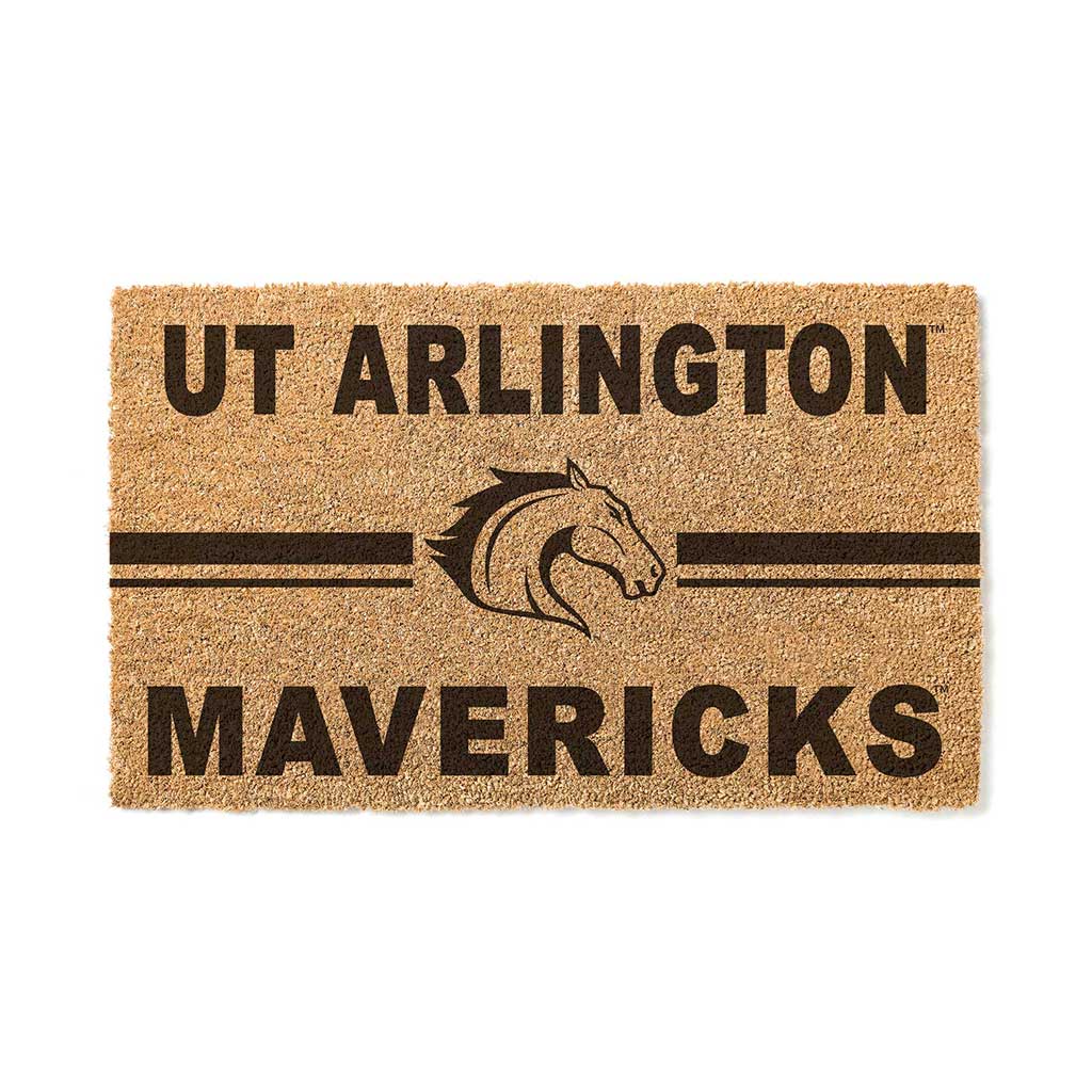 Team Coir Doormat Team Logo Texas at Arlington Mavericks