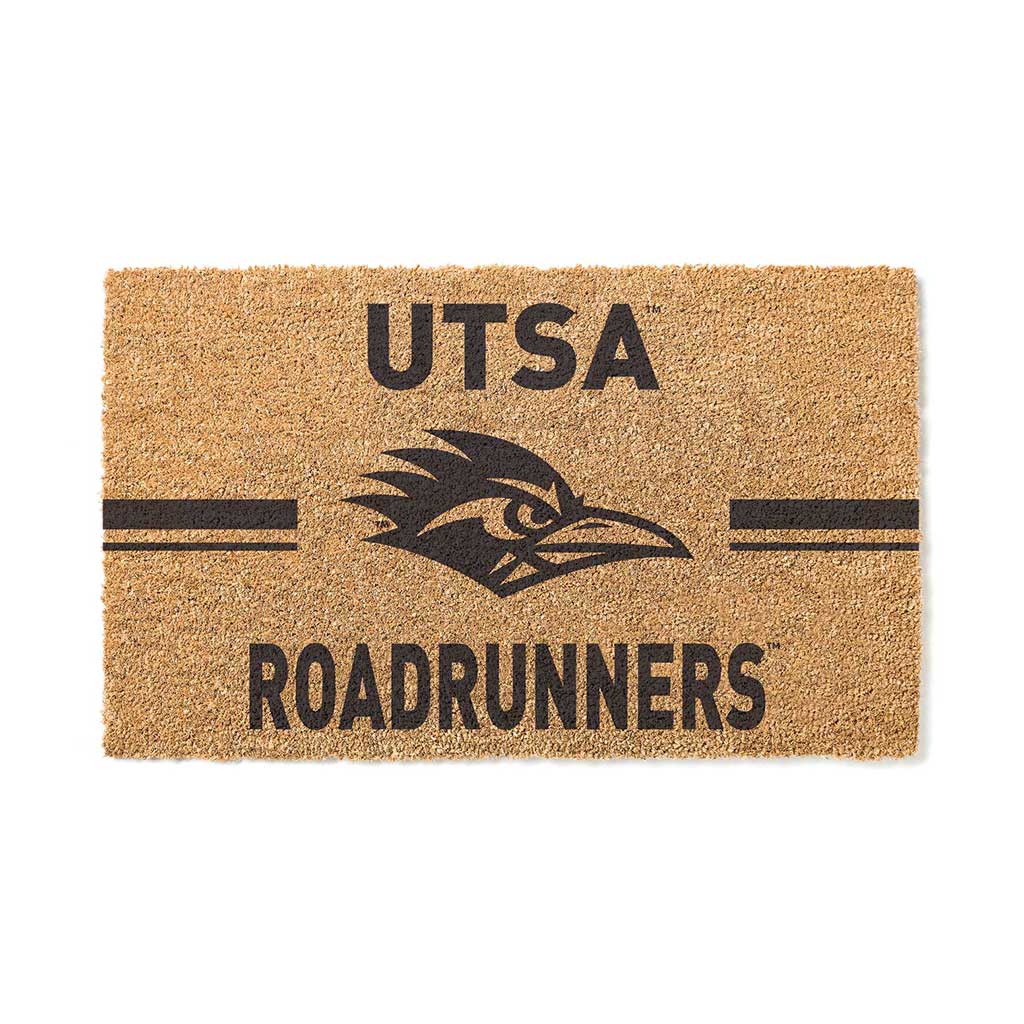 Team Coir Doormat Team Logo Texas at San Antonio Roadrunners