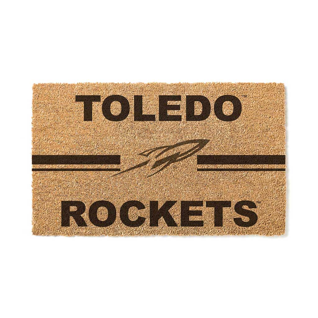 Team Coir Doormat Team Logo Toledo Rockets