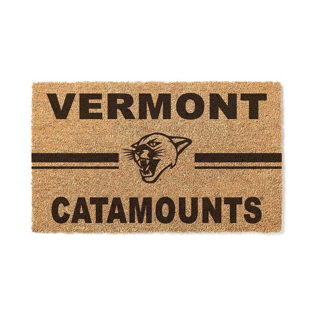 Team Coir Doormat Team Logo Vermont Catamounts