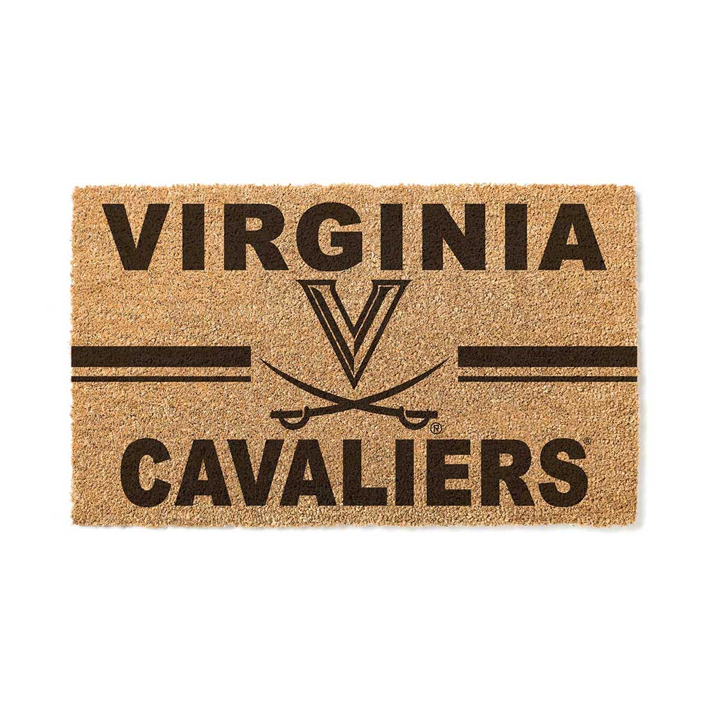 Team Coir Doormat Team Logo Virginia Cavaliers