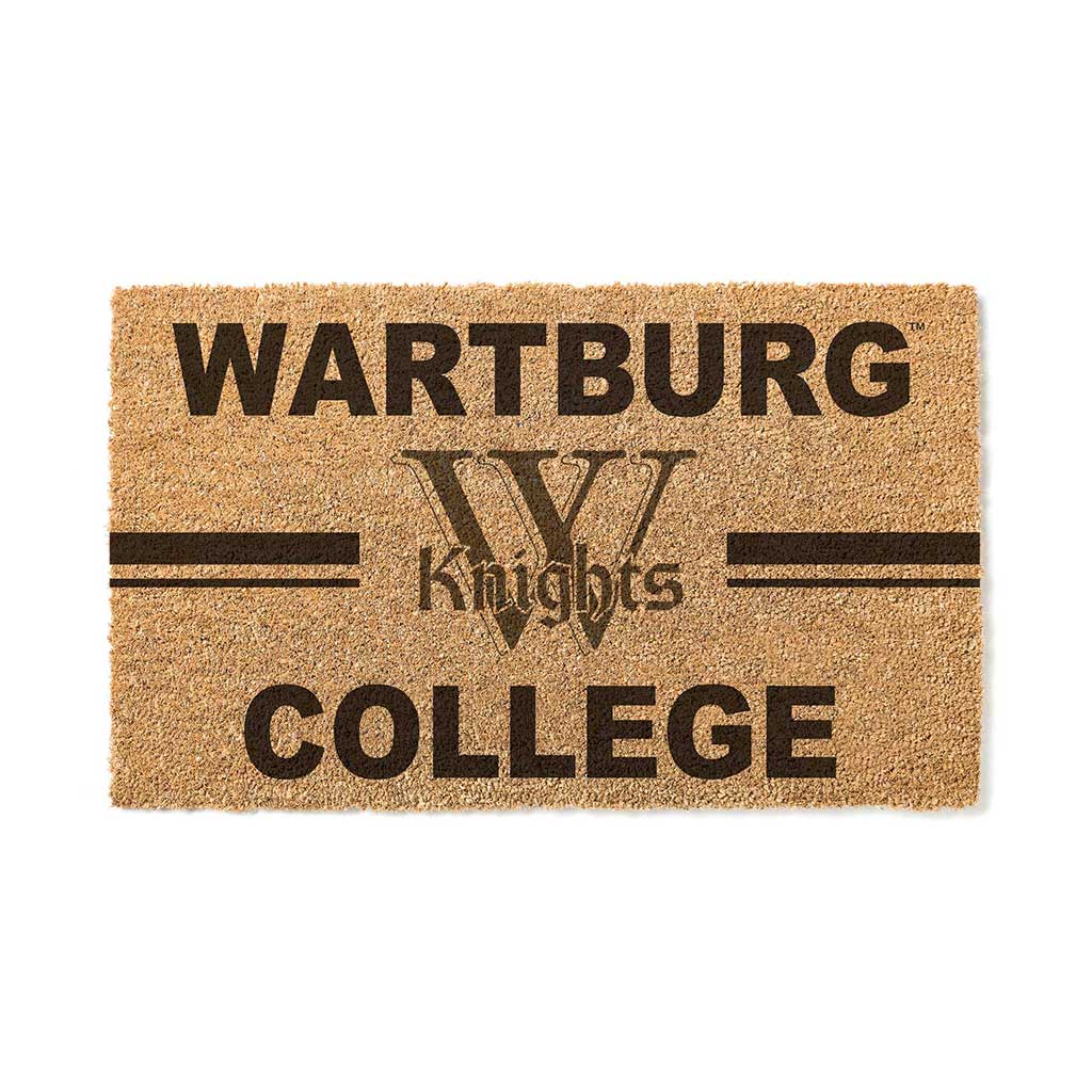 Team Coir Doormat Team Logo Wartburg College Knights