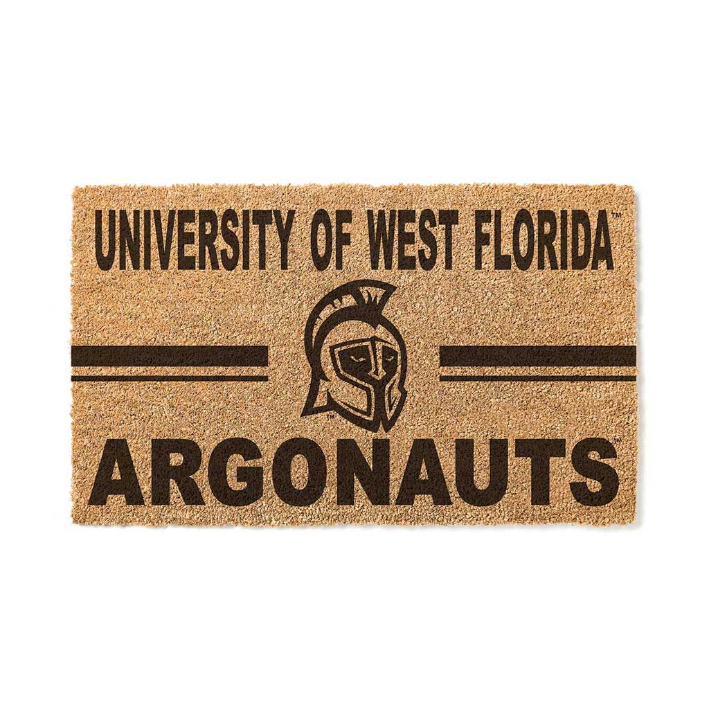 Team Coir Doormat Team Logo West Florida (Univ) Argonauts