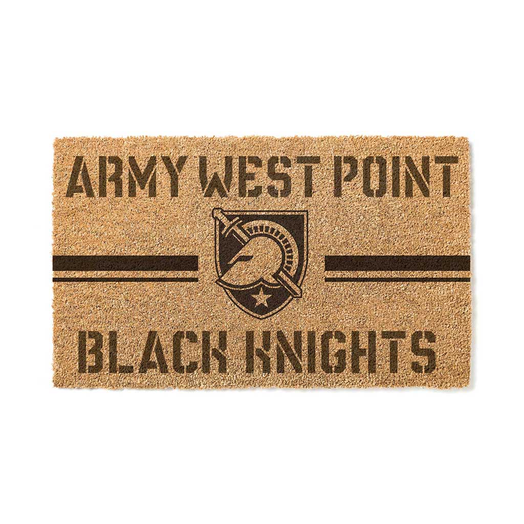 Team Coir Doormat Team Logo West Point Black Knights