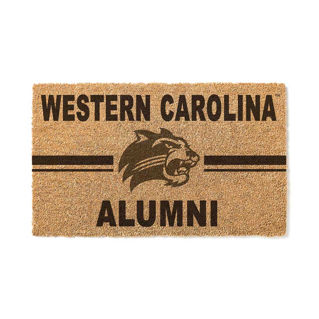 Team Coir Doormat Team Logo - Alumni -  Western Carolina Catamounts Alt. Vers