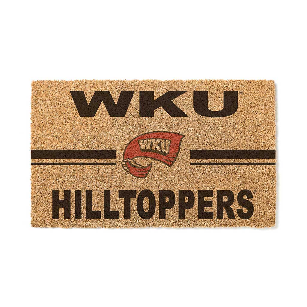 Team Coir Doormat Team Logo Western Kentucky Hilltoppers