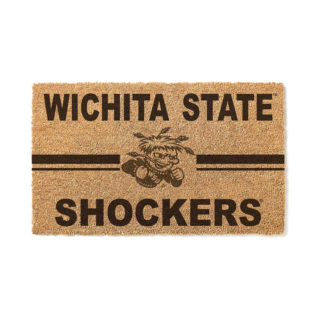 Team Coir Doormat Team Logo Wichita State Shockers