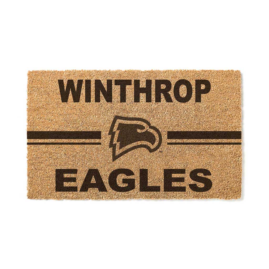 Team Coir Doormat Team Logo Winthrop Eagles