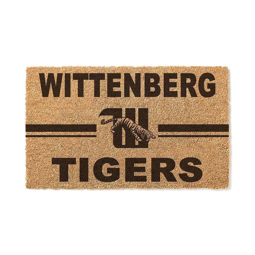 Team Coir Doormat Team Logo Wittenberg Tigers