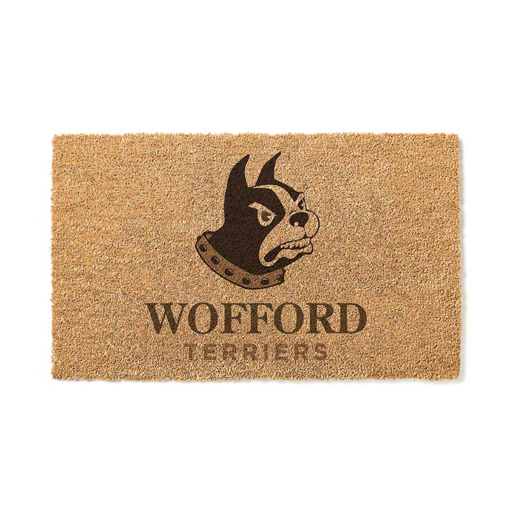 Team Coir Doormat Team Logo Wofford College Terriers