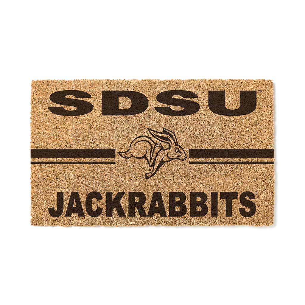 Team Coir Doormat Team Logo South Dakota State University Jackrabbits