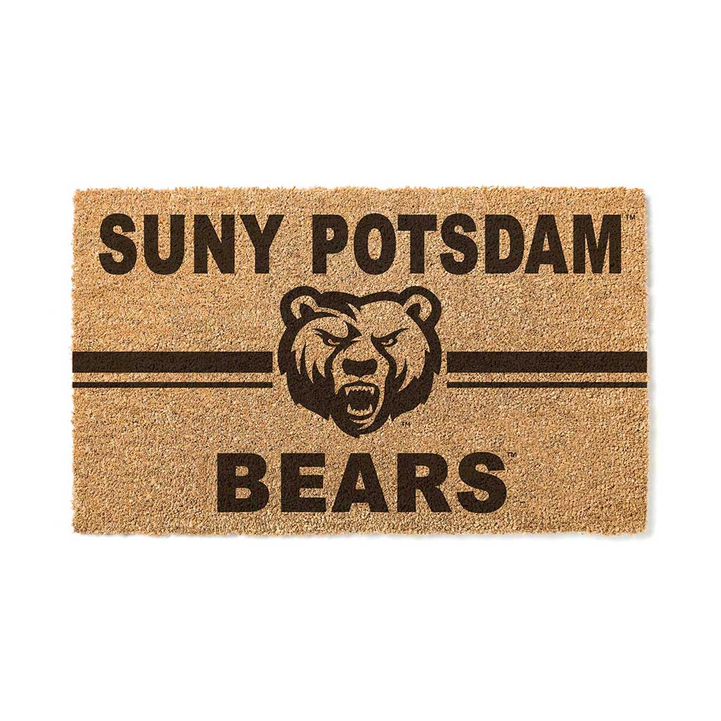 Team Coir Doormat Team Logo SUNY Potsdam Bears