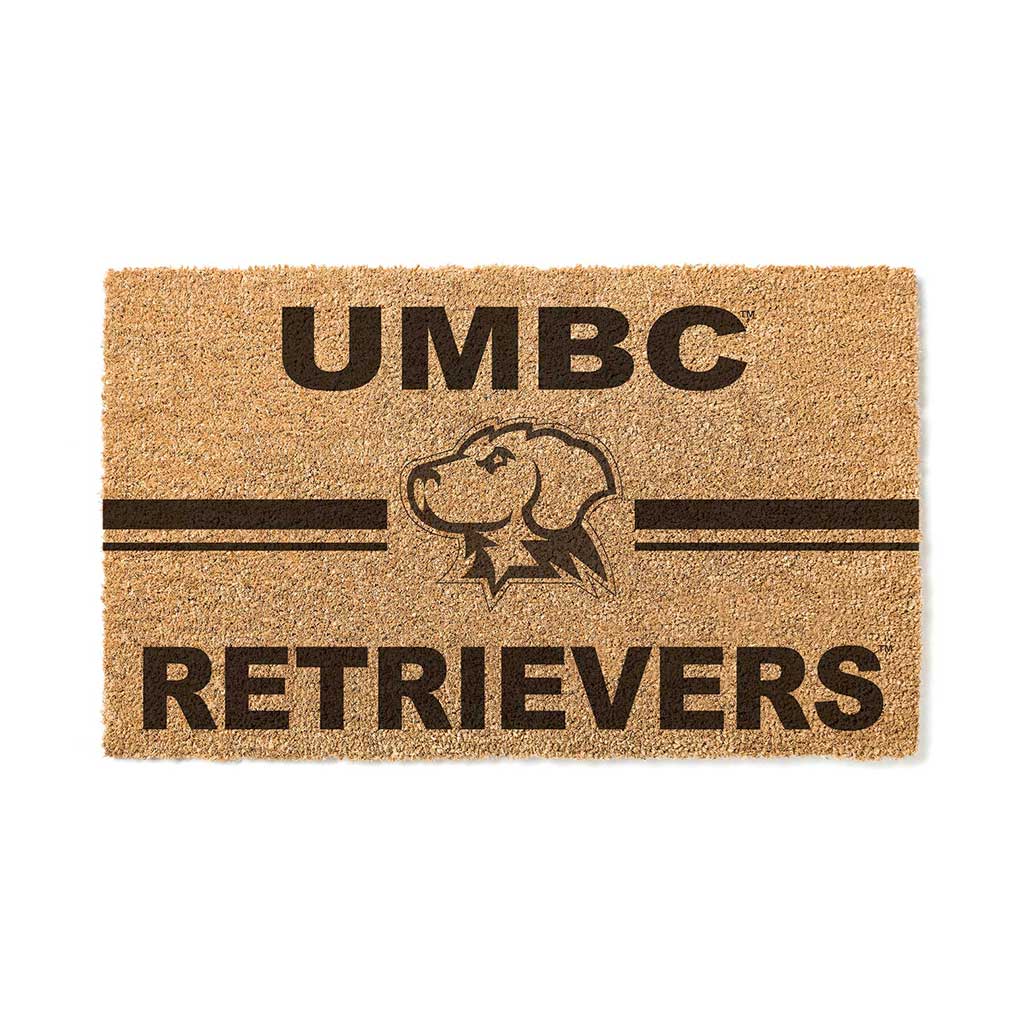 Team Coir Doormat Team Logo University of Maryland- Baltimore County Retrievers