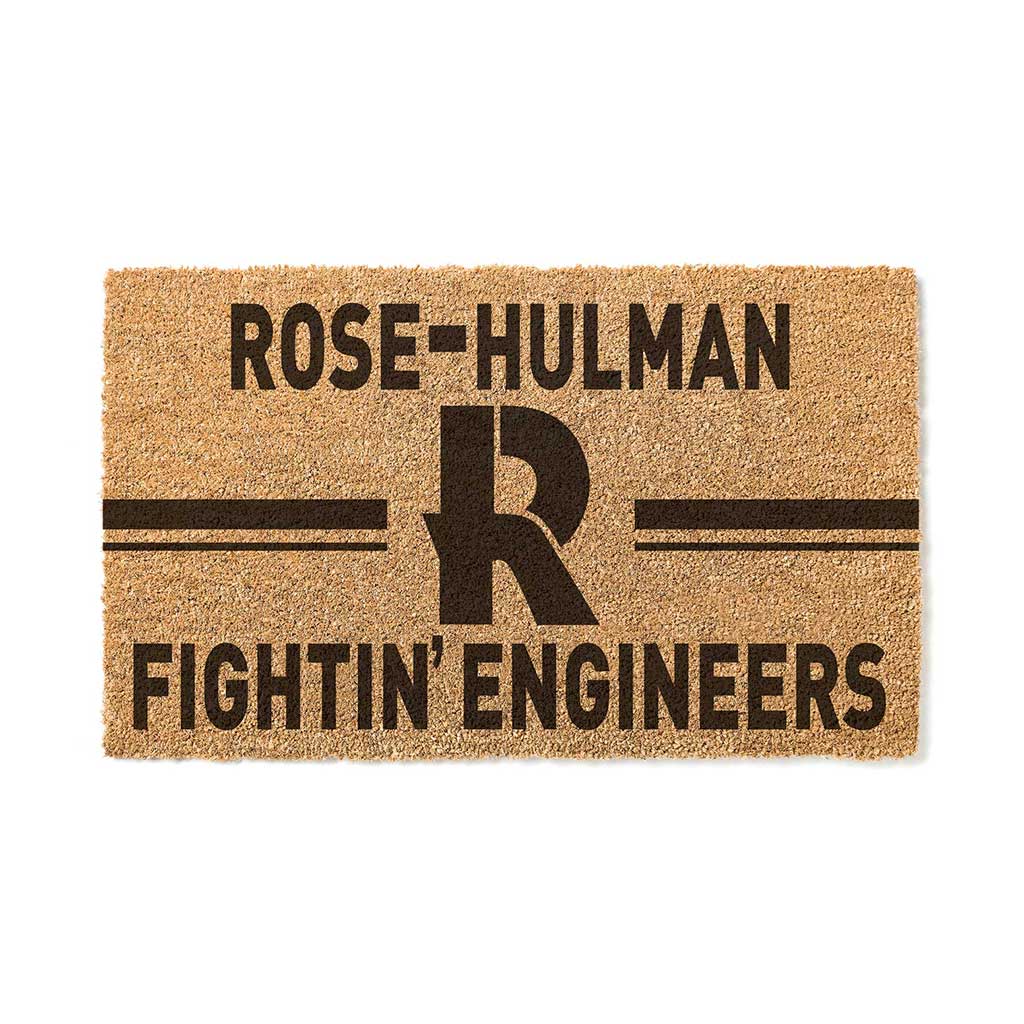 Team Coir Doormat Team Logo Rose-Hulman Fightin' Engineers