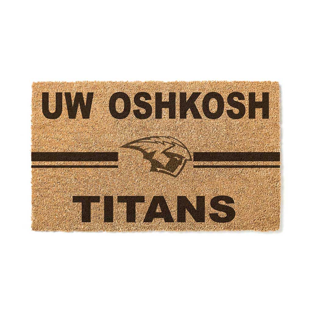 Team Coir Doormat Team Logo University of Wisconsin-Oshkosh