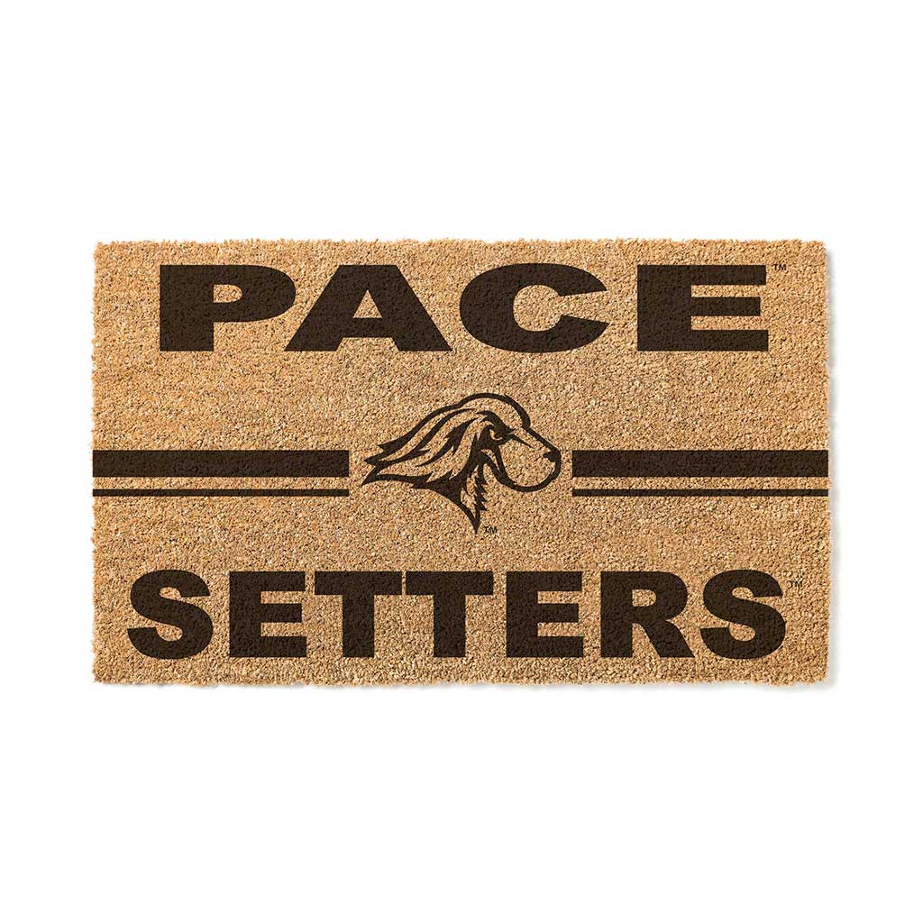 Team Coir Doormat Team Logo Pace University Setters