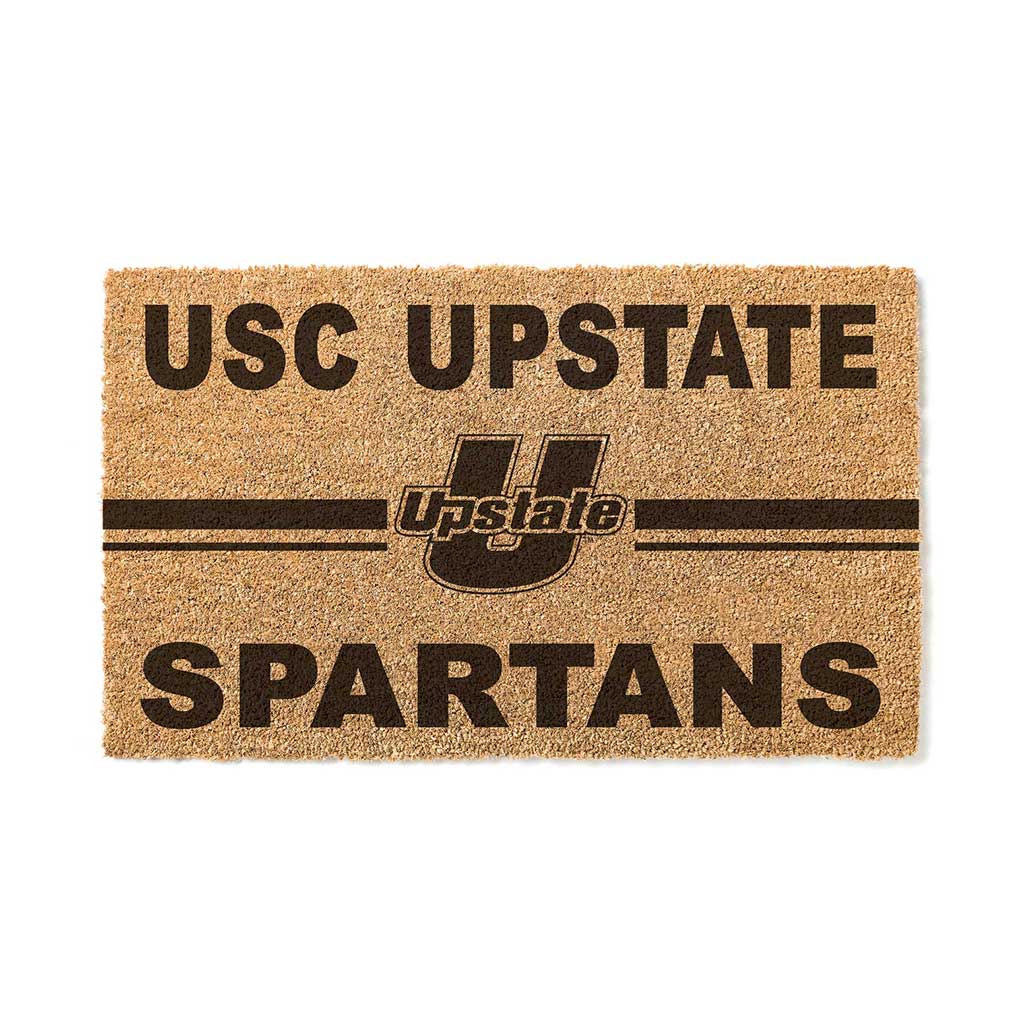 Team Coir Doormat Team Logo University of South Carolina Upstate Spartans