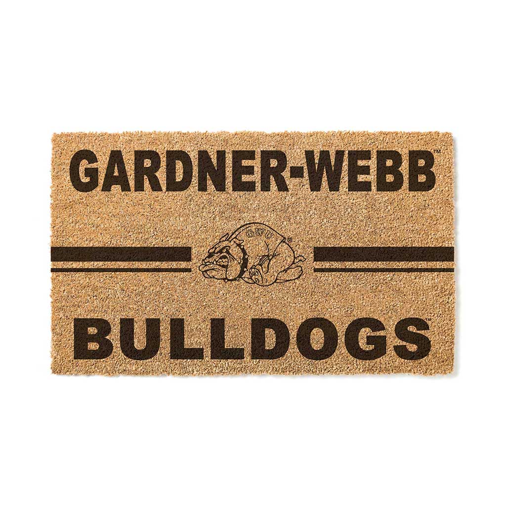 Team Coir Doormat Team Logo Gardner-Webb Runnin' Bulldogs