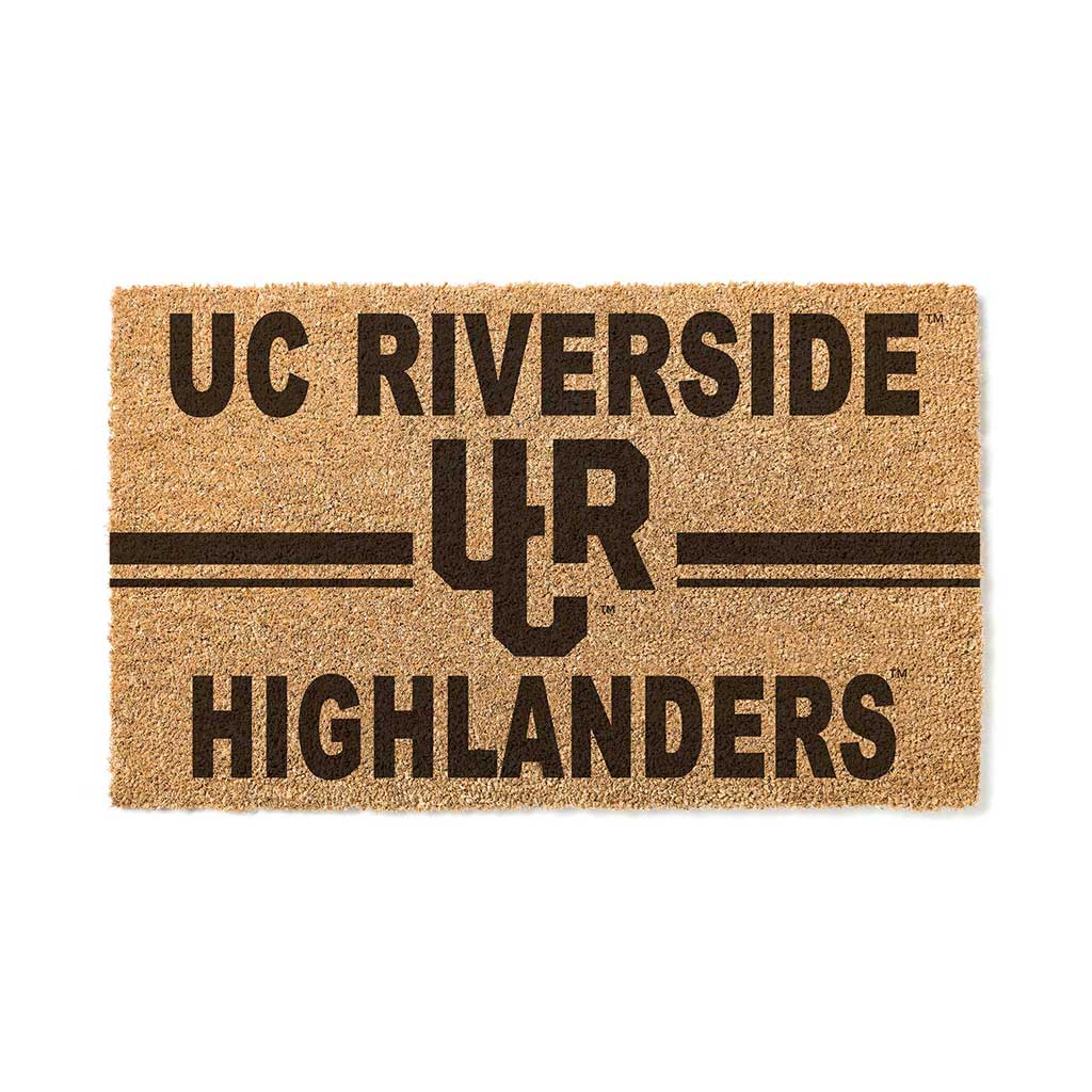 Team Coir Doormat Team Logo UC Riverside Highlanders