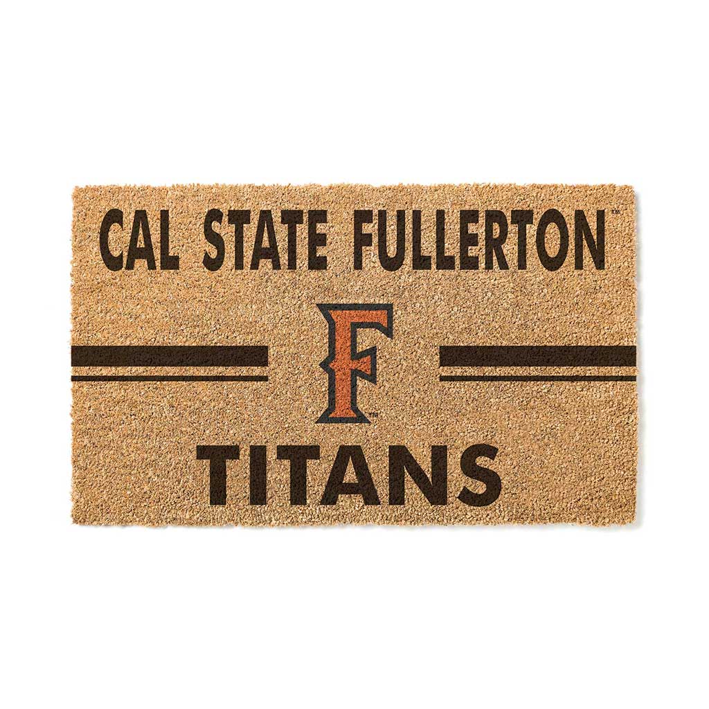 Team Coir Doormat Team Logo Cal State Fullerton Titans