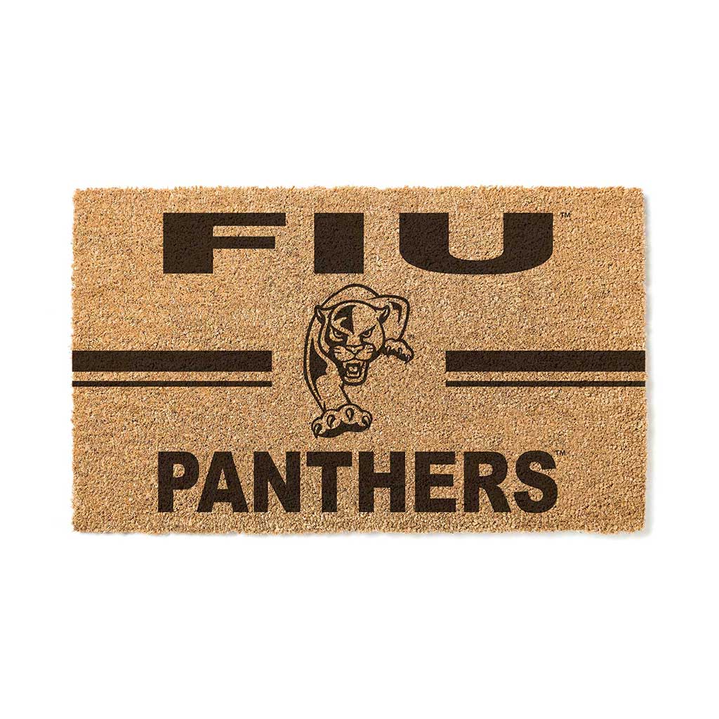 Team Coir Doormat Team Logo Florida International Golden Panthers