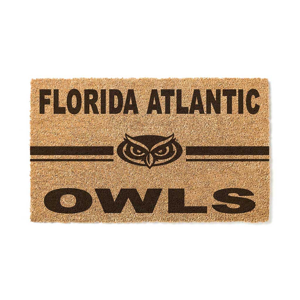 Team Coir Doormat Team Logo Florida Atlantic Owls