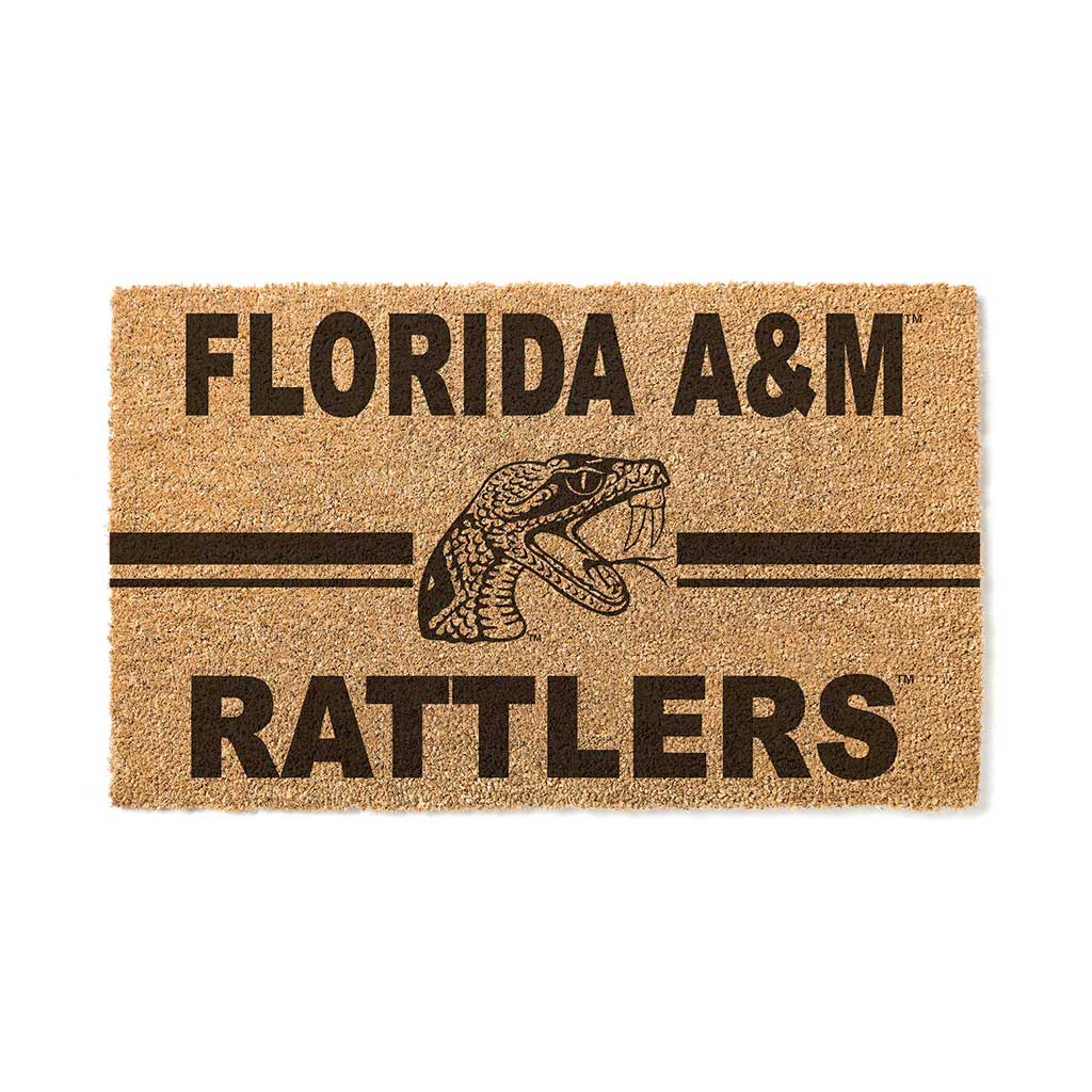 Team Coir Doormat Team Logo Florida A&M Rattlers