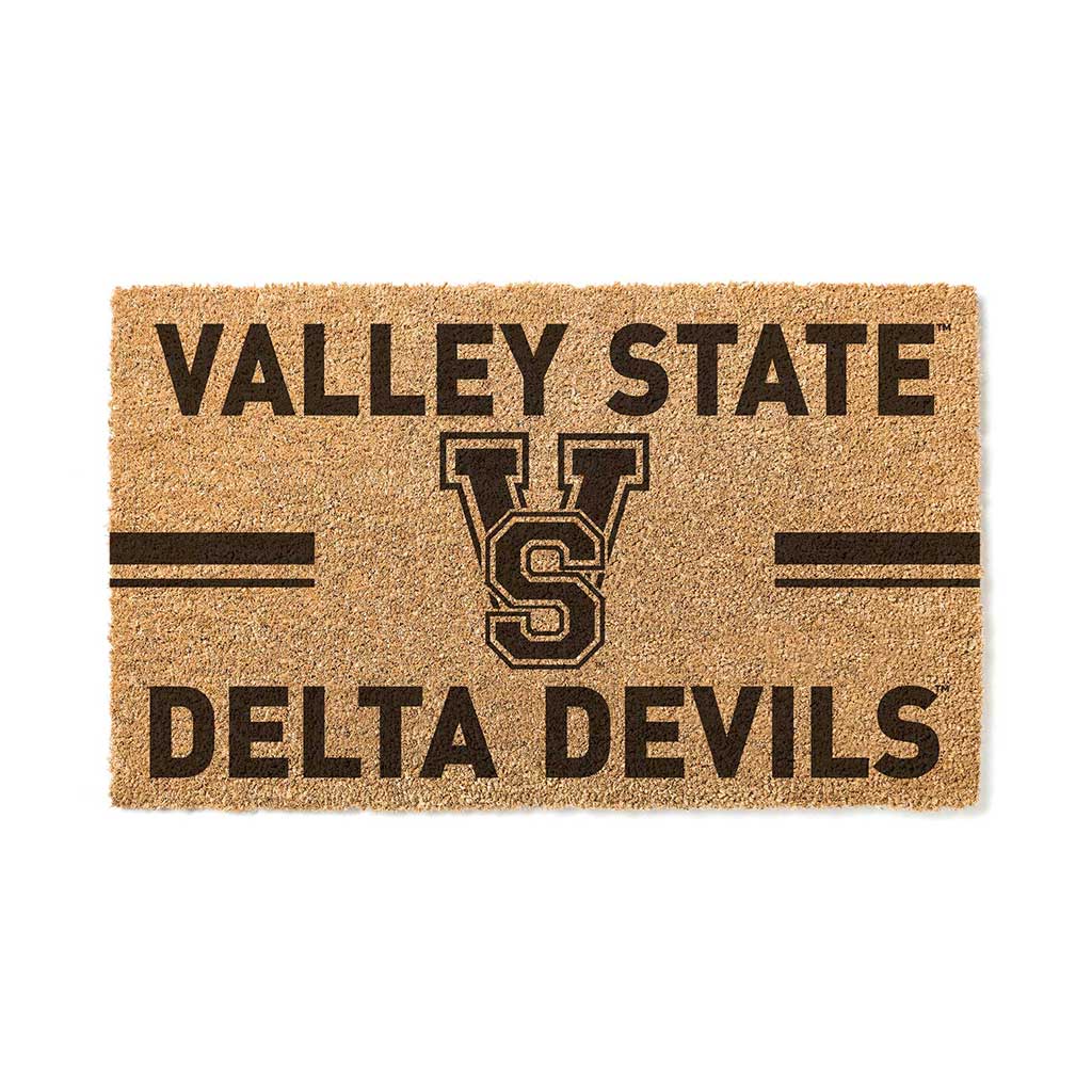 Team Coir Doormat Team Logo Mississippi Valley State Delta Devils