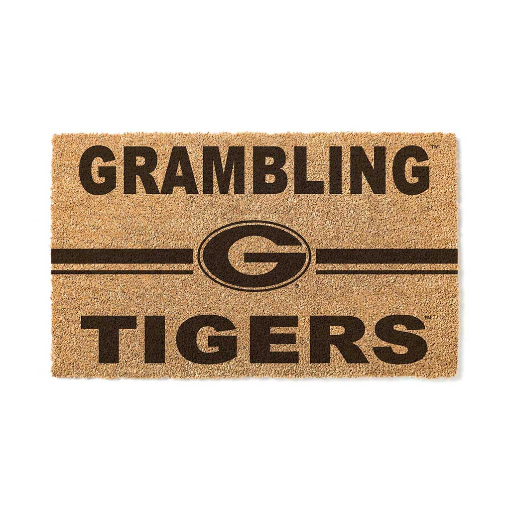 Team Coir Doormat Team Logo Grambling State Tigers