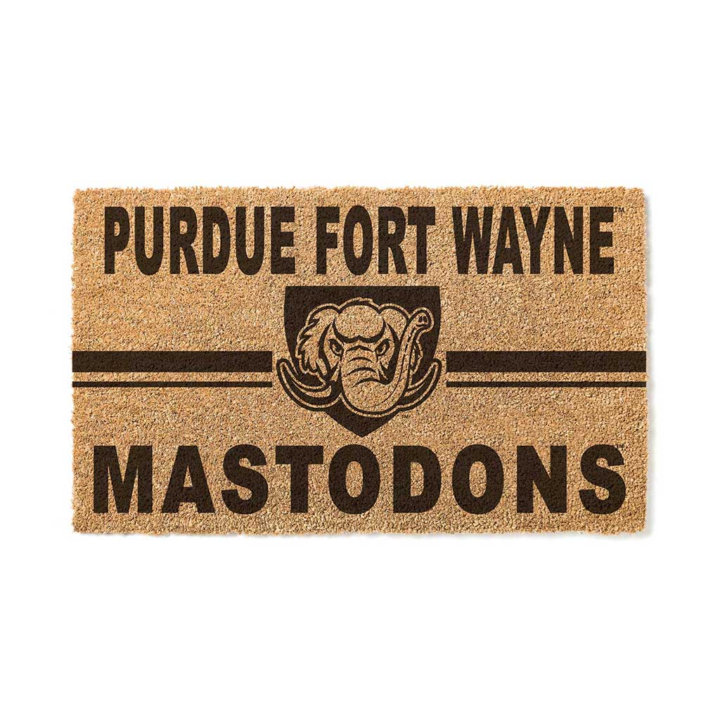 Team Coir Doormat Team Logo Purdue Fort Wayne Mastodons