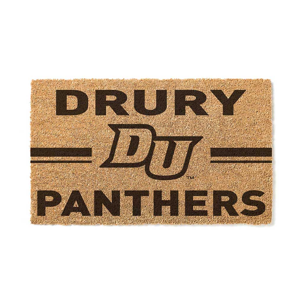 Team Coir Doormat Team Logo Drury University Panthers