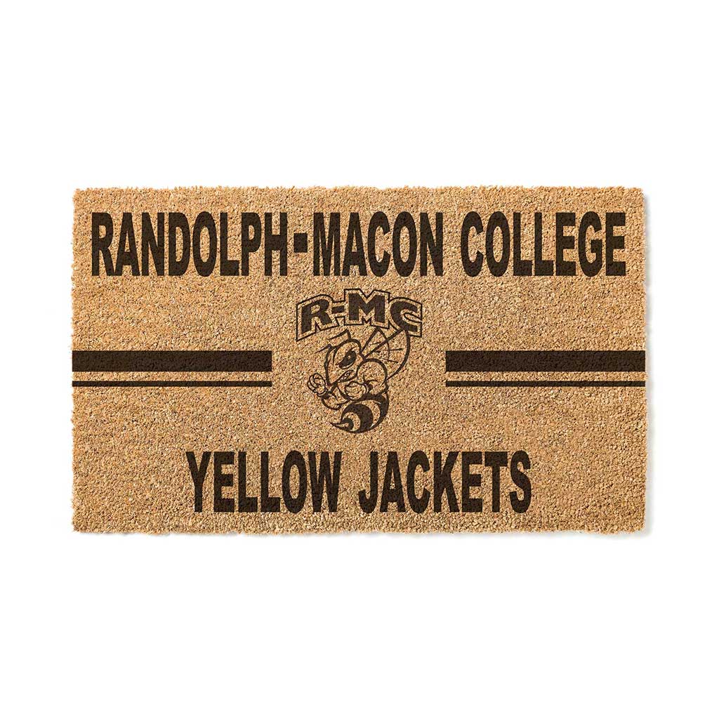 Team Coir Doormat Team Logo Randolph-Macon Collage