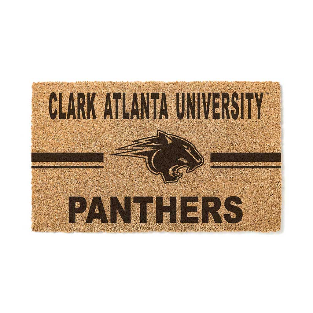 Team Coir Doormat Team Logo Clark Atlanta University Panthers