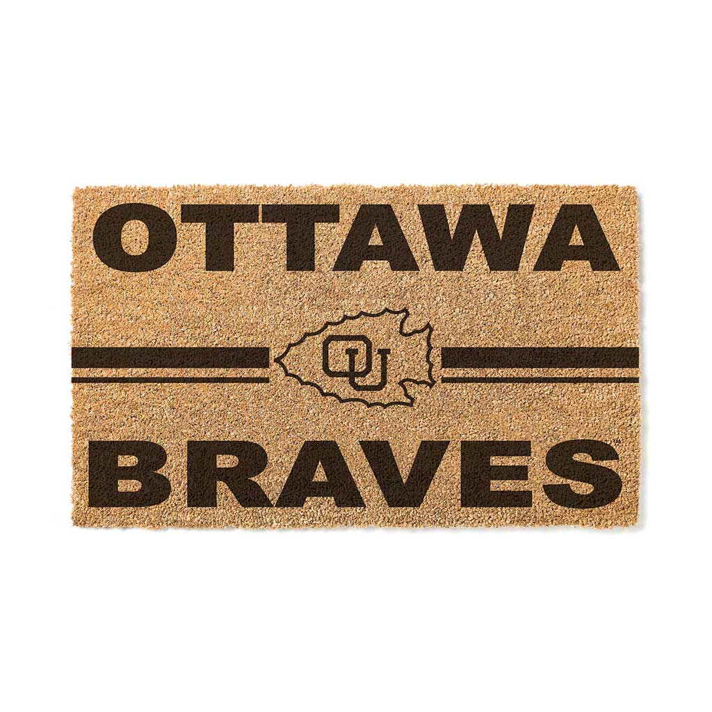 Team Coir Doormat Team Logo Ottawa University Ottawa