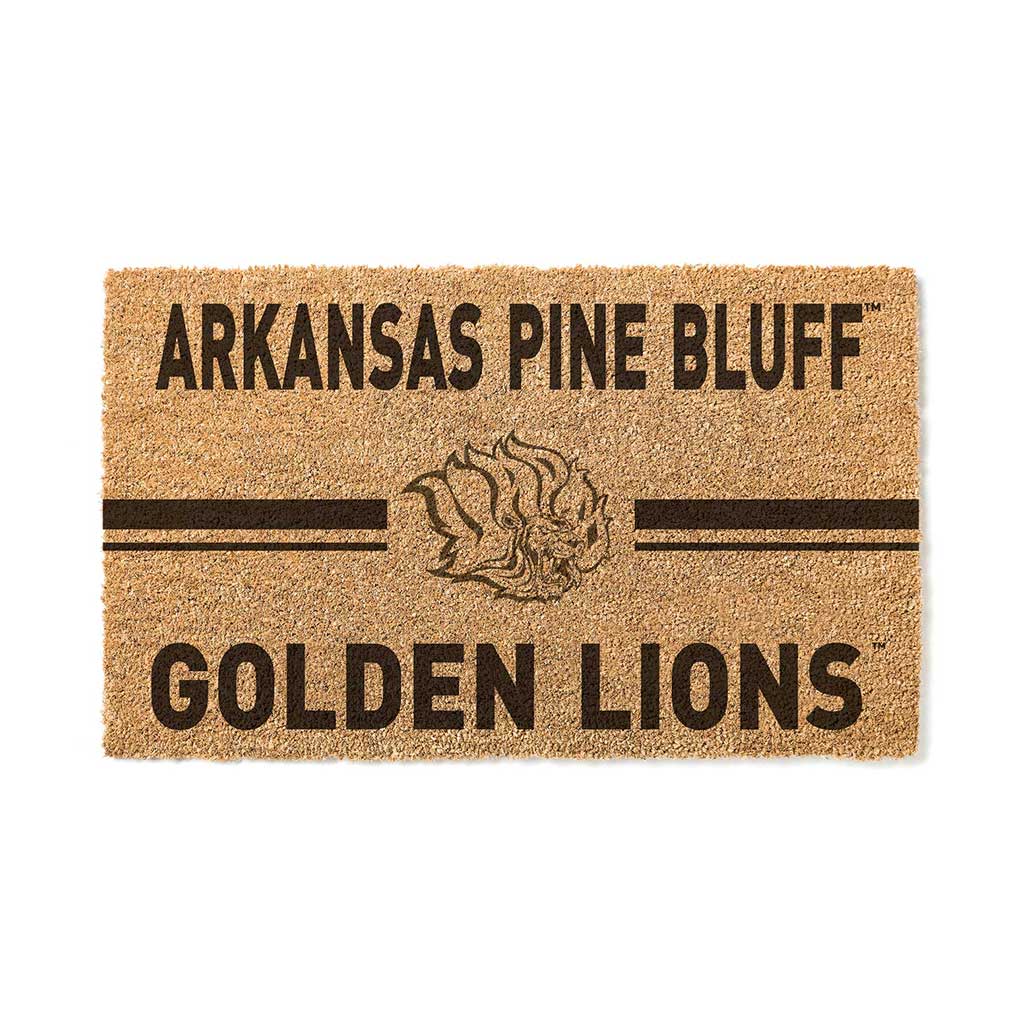 Team Coir Doormat Team Logo Arkansas at Pine Bluff GOLDEN LIONS