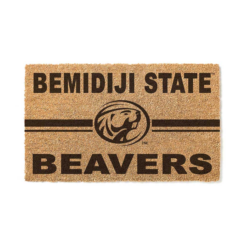 Team Coir Doormat Team Logo Bemidji State University BEAVERS