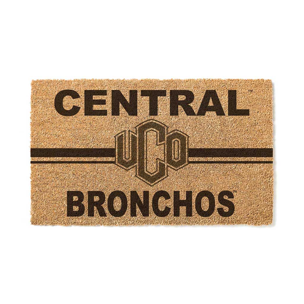 Team Coir Doormat Team Logo Central Oklahoma BRONCHOS