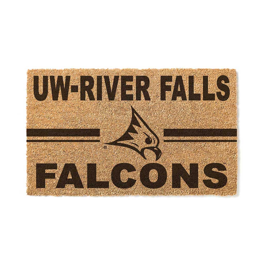 Team Coir Doormat Team Logo Wisconsin - River Falls FALCONS