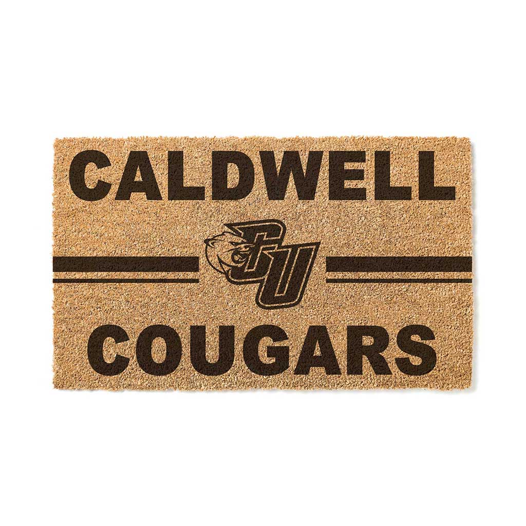 Team Coir Doormat Team Logo Caldwell University COUGARS