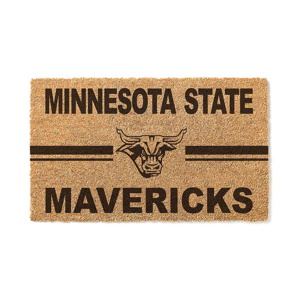 Team Coir Doormat Team Logo Minnesota State - Mankato Mavericks