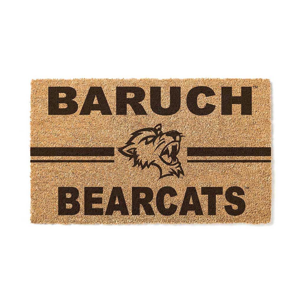 Team Coir Doormat Team Logo Baruch College Bearcats