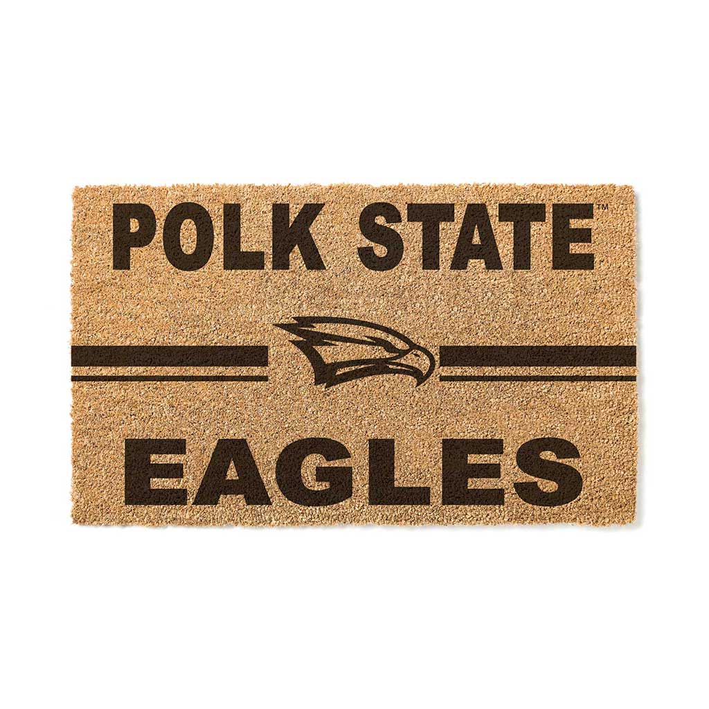 Team Coir Doormat Team Logo Polk State College Eagles