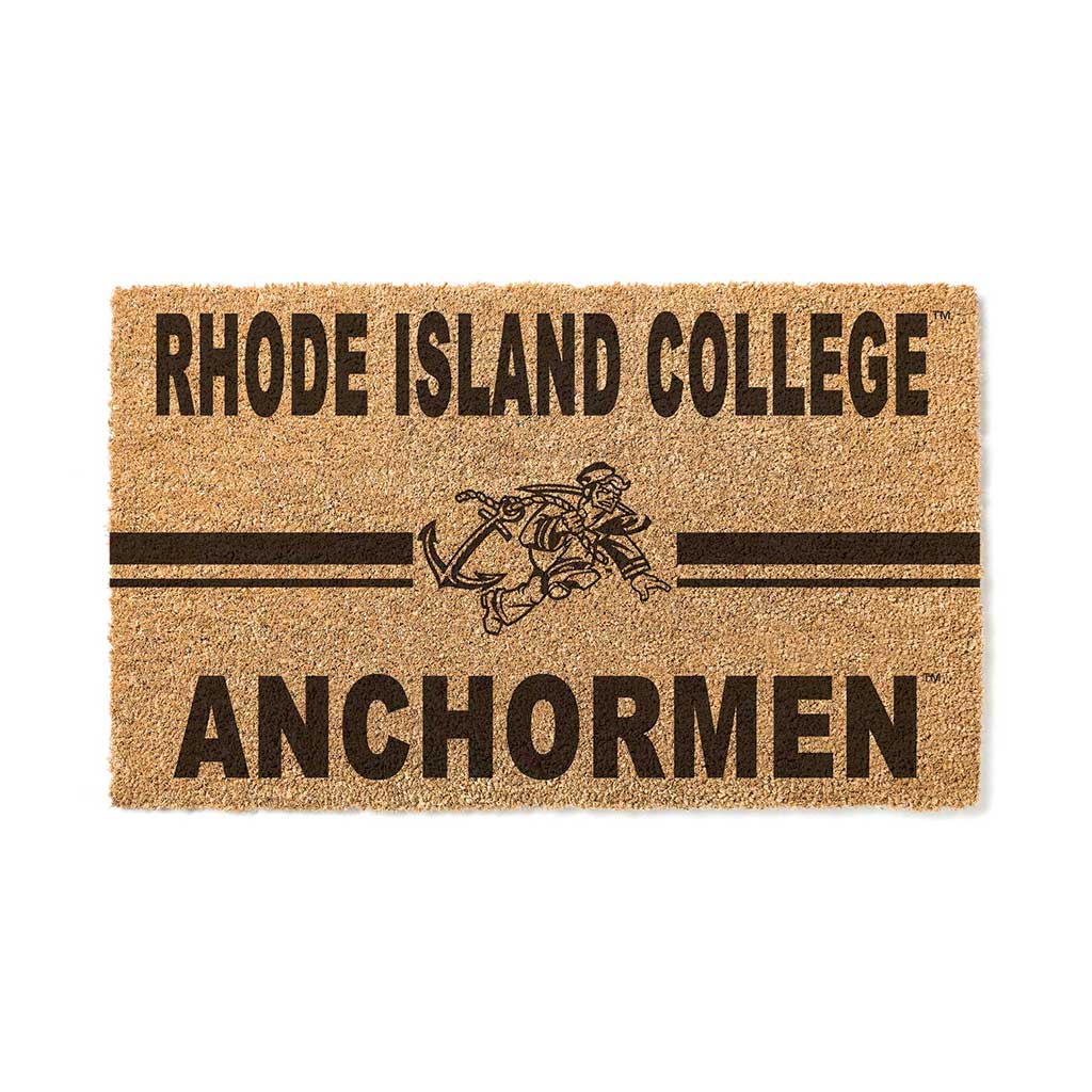 Team Coir Doormat Team Logo Rhode Island College Anchormen