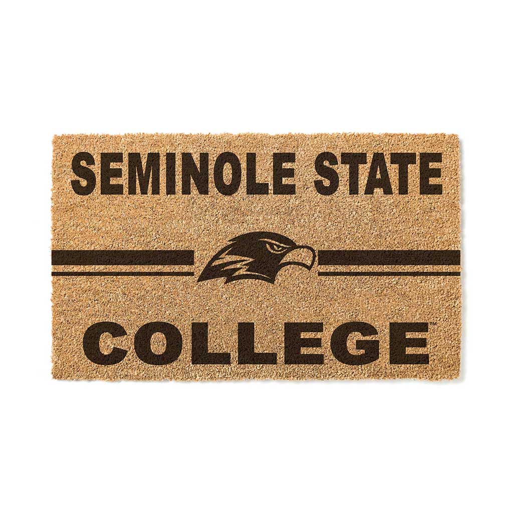 Team Coir Doormat Team Logo Seminole State College Raiders