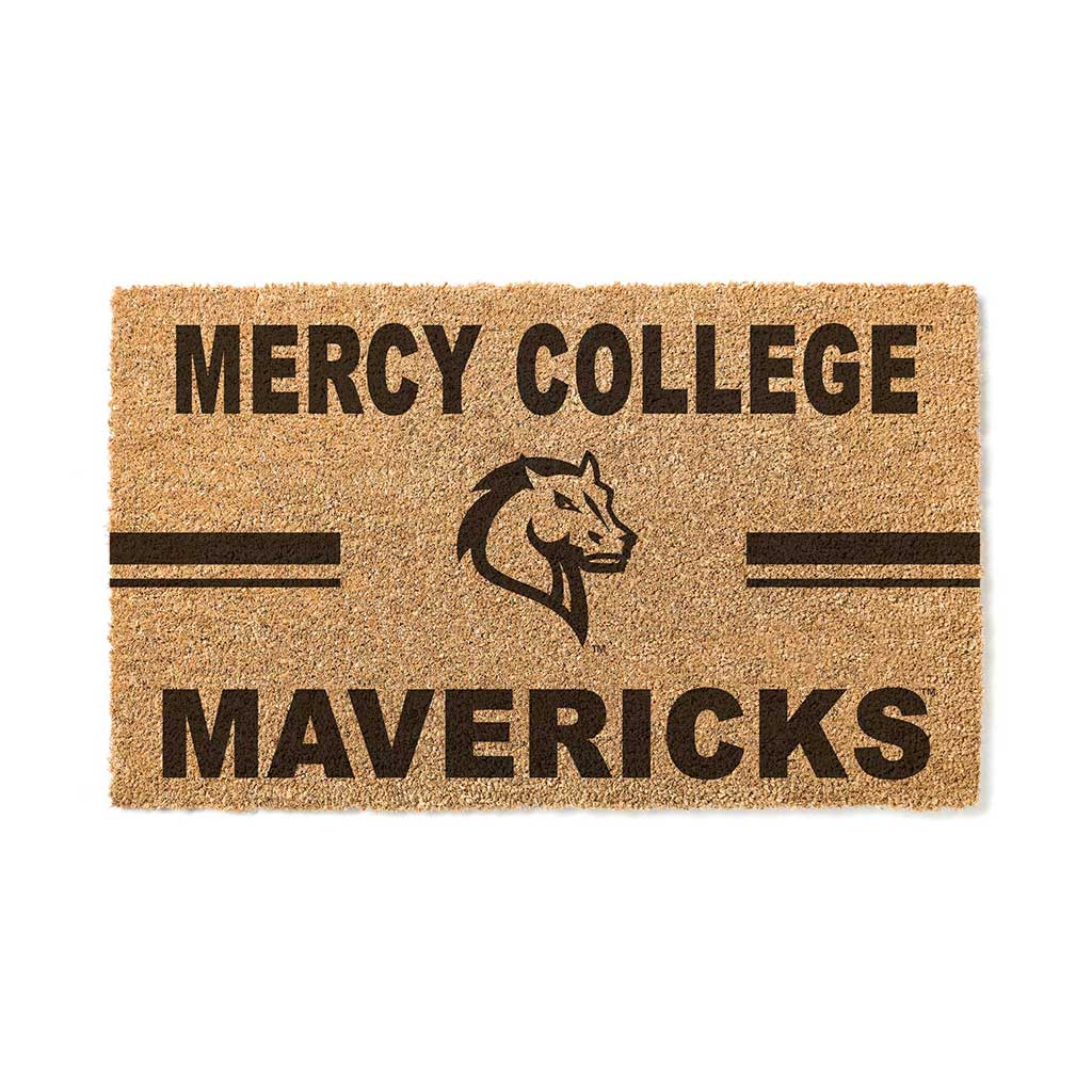 Team Coir Doormat Team Logo Saint Francis University Red Flash