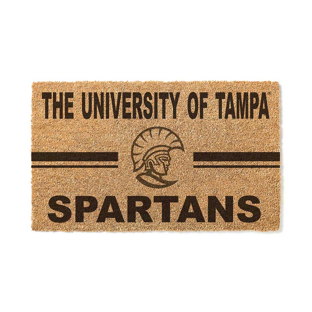 Team Coir Doormat Team Logo University of Tampa Spartans