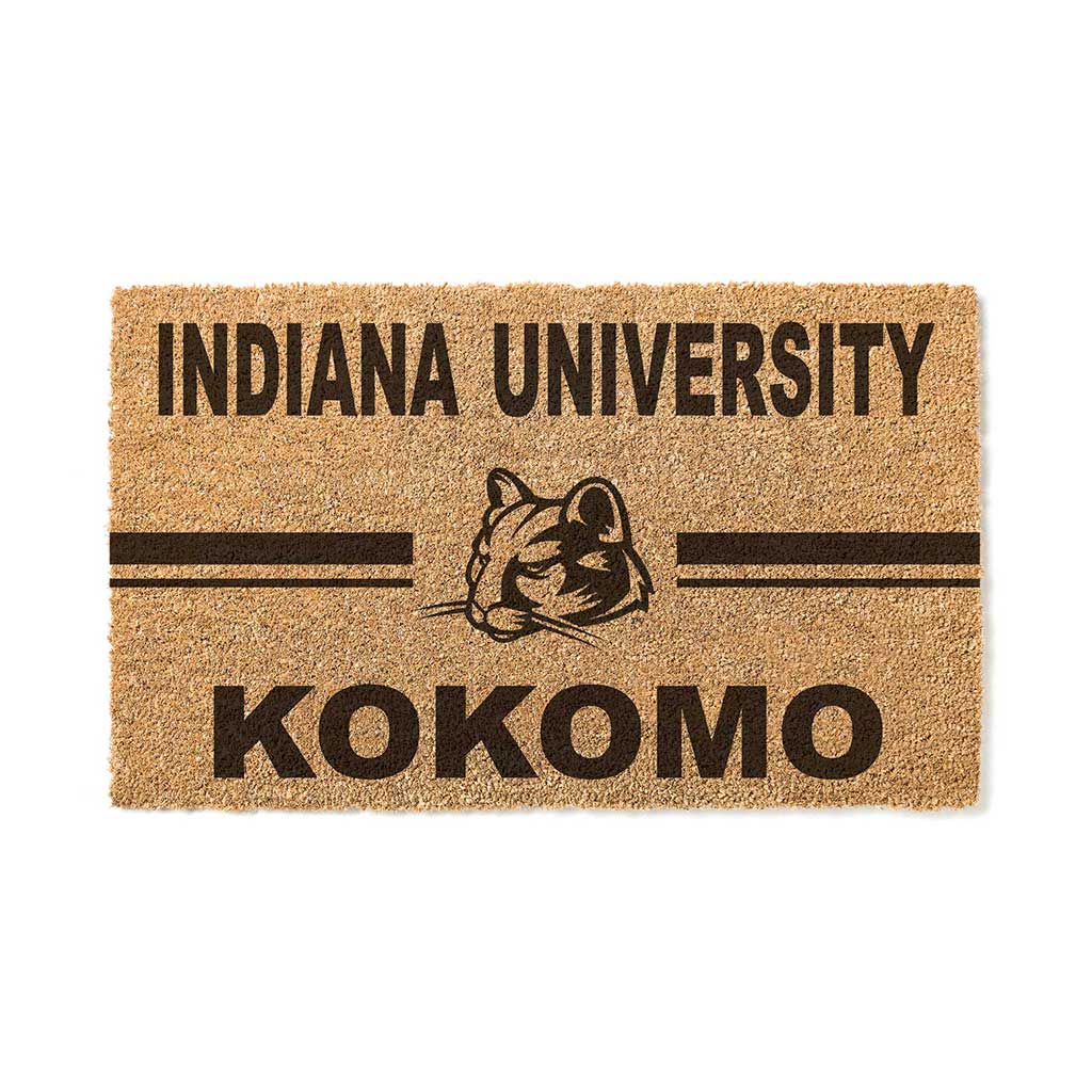 Team Coir Doormat Team Logo Indiana University Kokomo Cougars