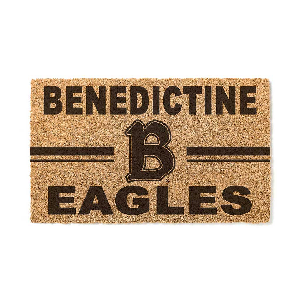 Team Coir Doormat Team Logo Benedictine University Eagles